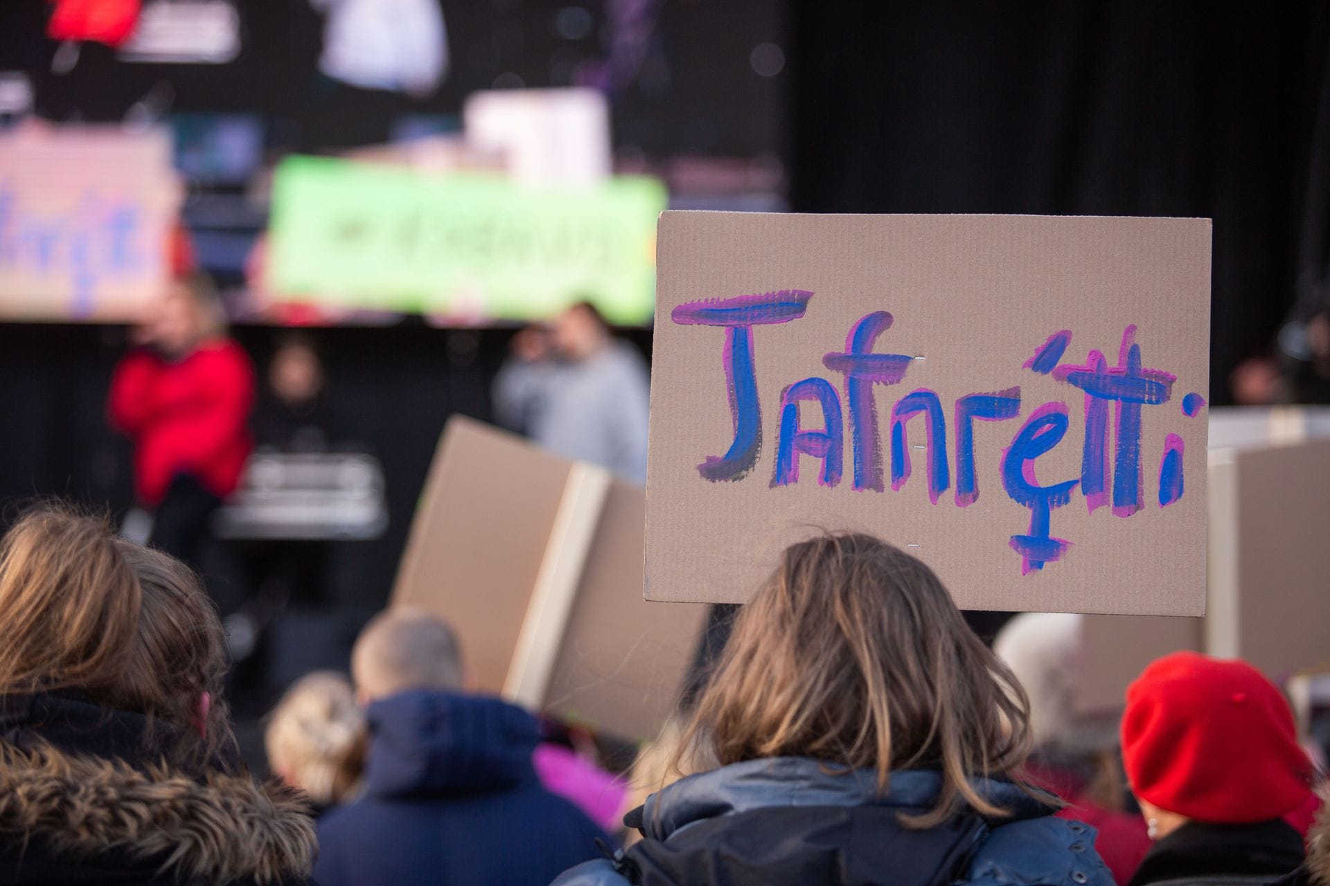 jafnrétti skilti kvennafrí